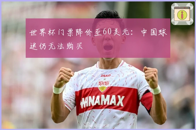 世界杯门票降价至60美元：中国球迷仍无法购买